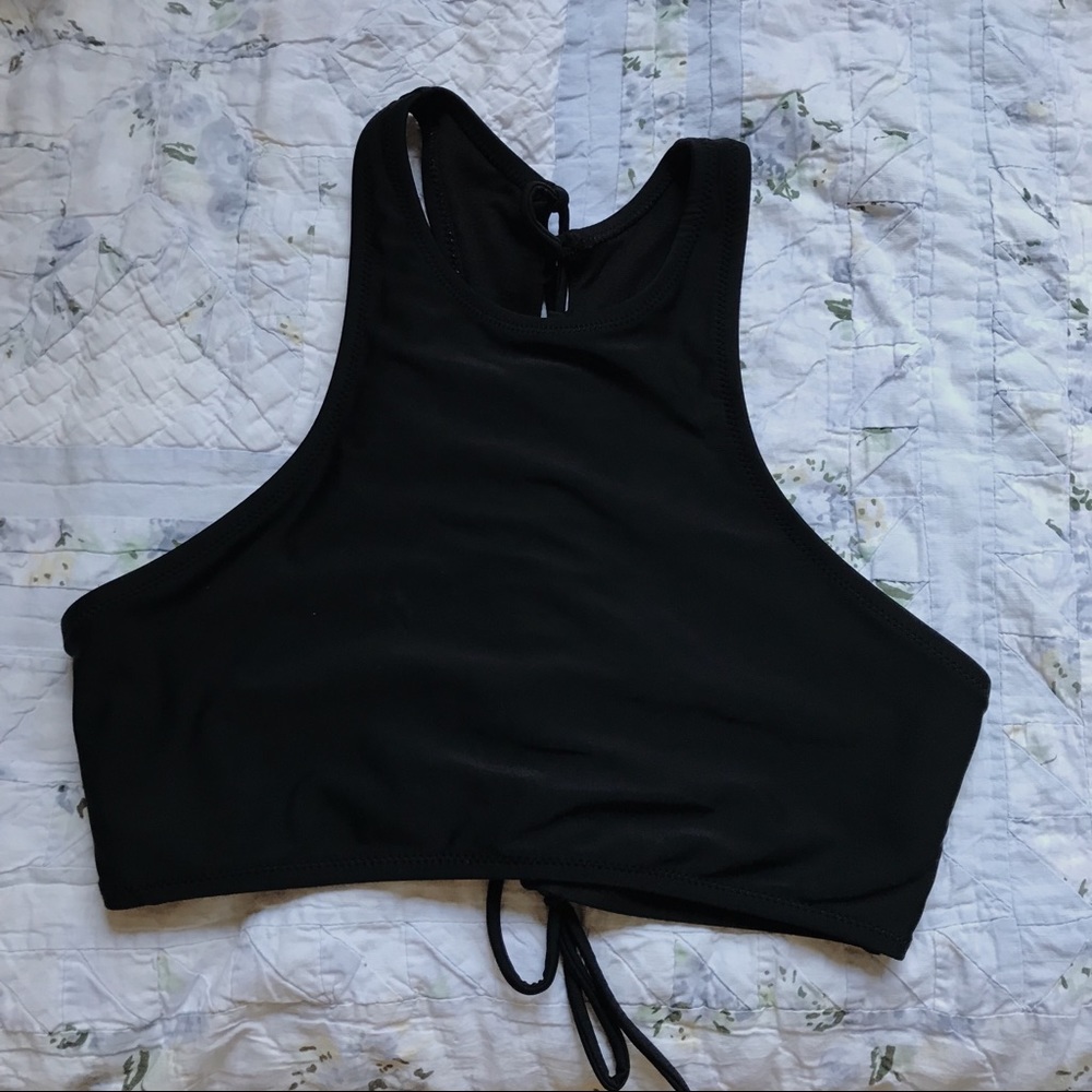 High neck bikini top